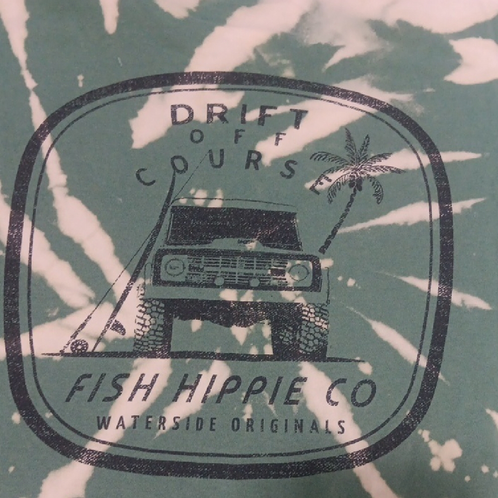 Distressed Fish Hippie Co.  T-shirt